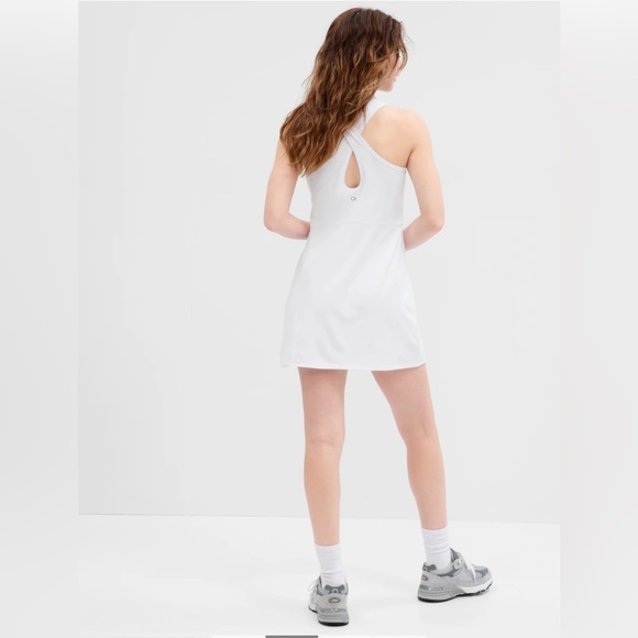 NWT Gap Fit Brushed Jersey Dress - Picture 2 of 5